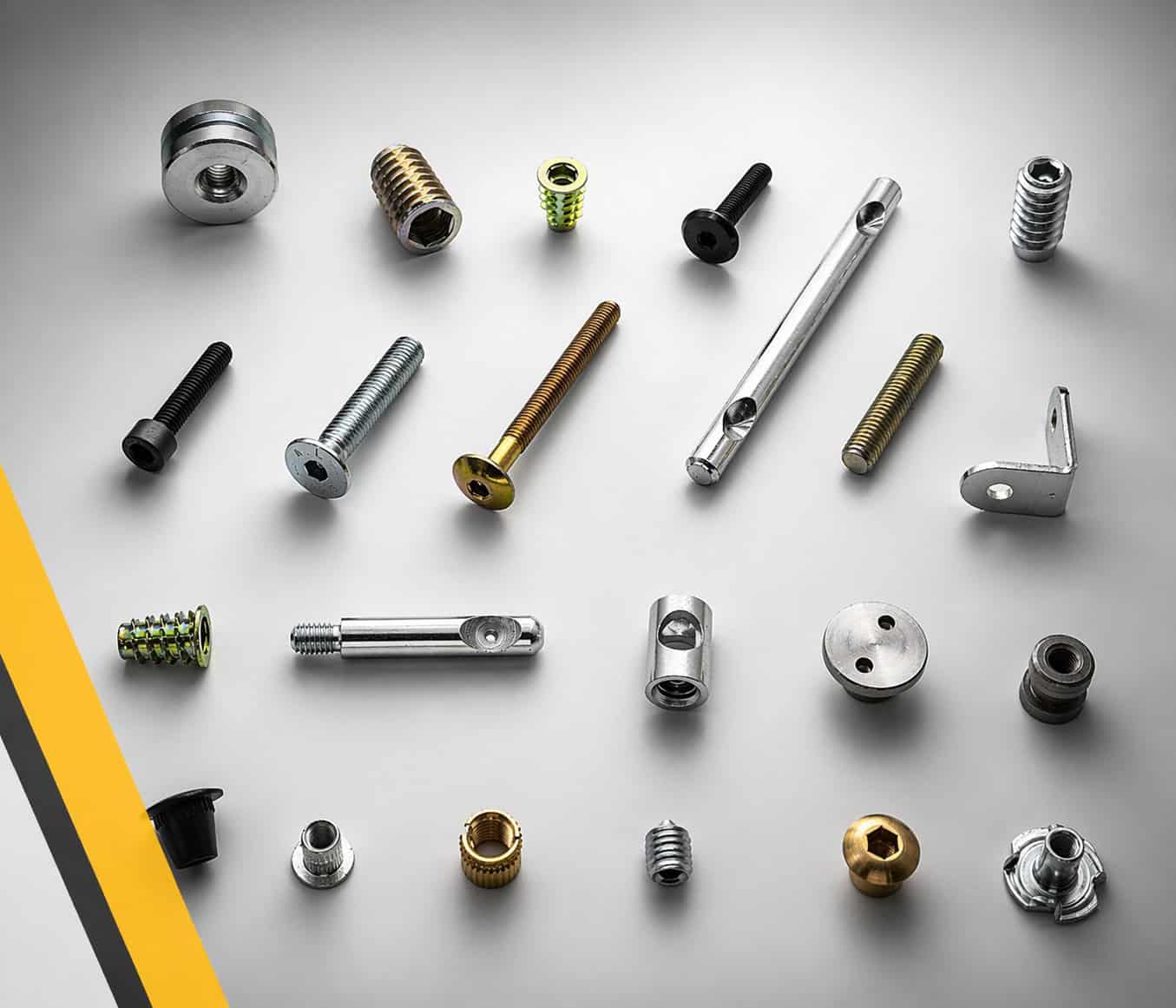 Ons Assortiment Overzicht van technische bevestigings- en verbindingsonderdelen uit het eigen assortiment van Rigo Metaal